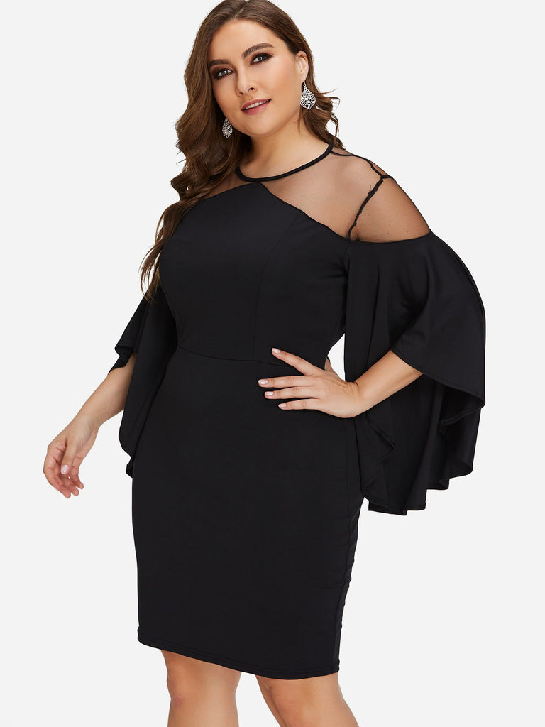 Ladies Black Plus Size Dresses