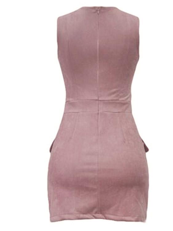 Ladies Sleeveless Mini Dress