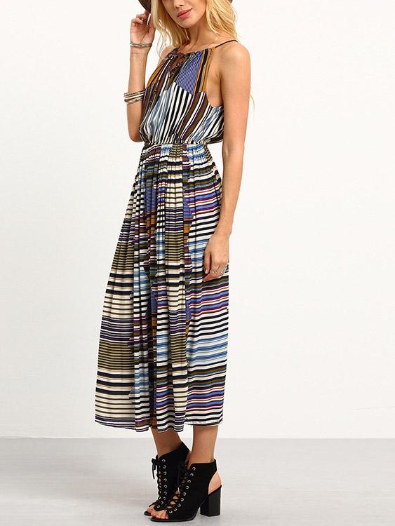 Ladies Sleeveless Maxi Dress