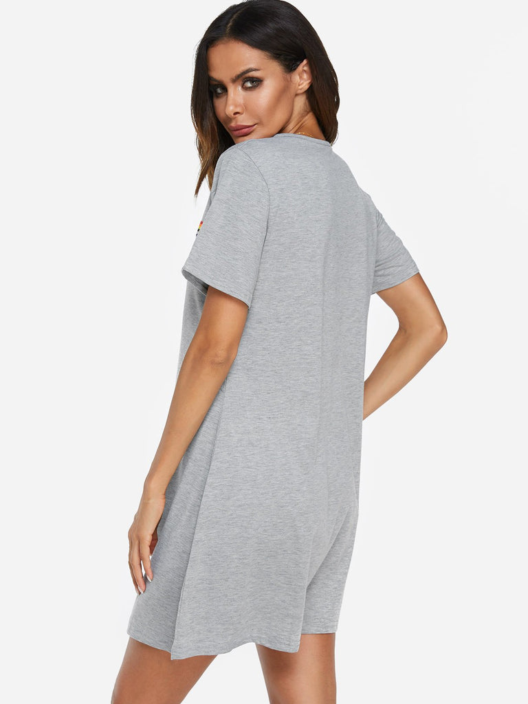 Womens Grey Casual Dresses