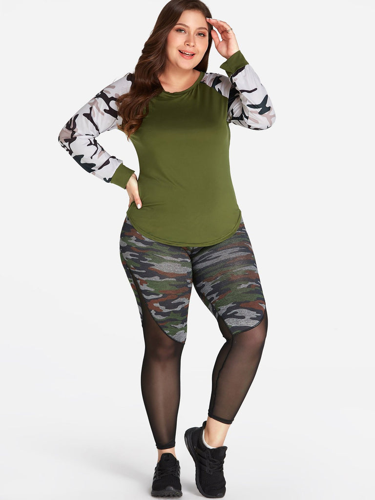 Ladies Plus Size Lace Tops