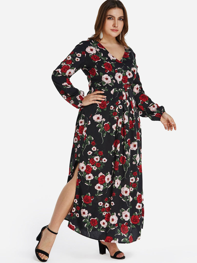 Ladies Red Plus Size Dresses