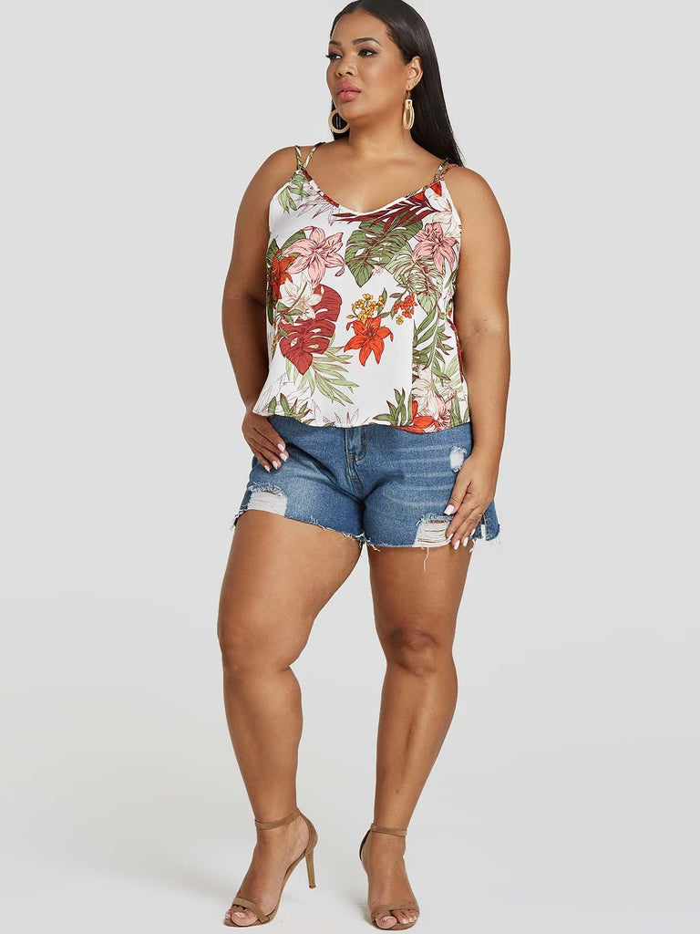 Womens White Plus Size Tops