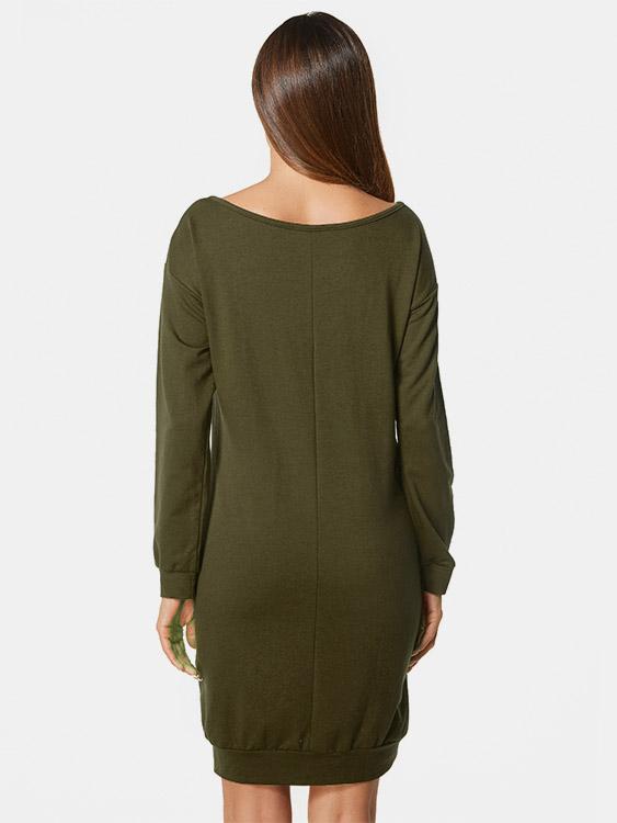 Ladies Long Sleeve Shirt Dresses