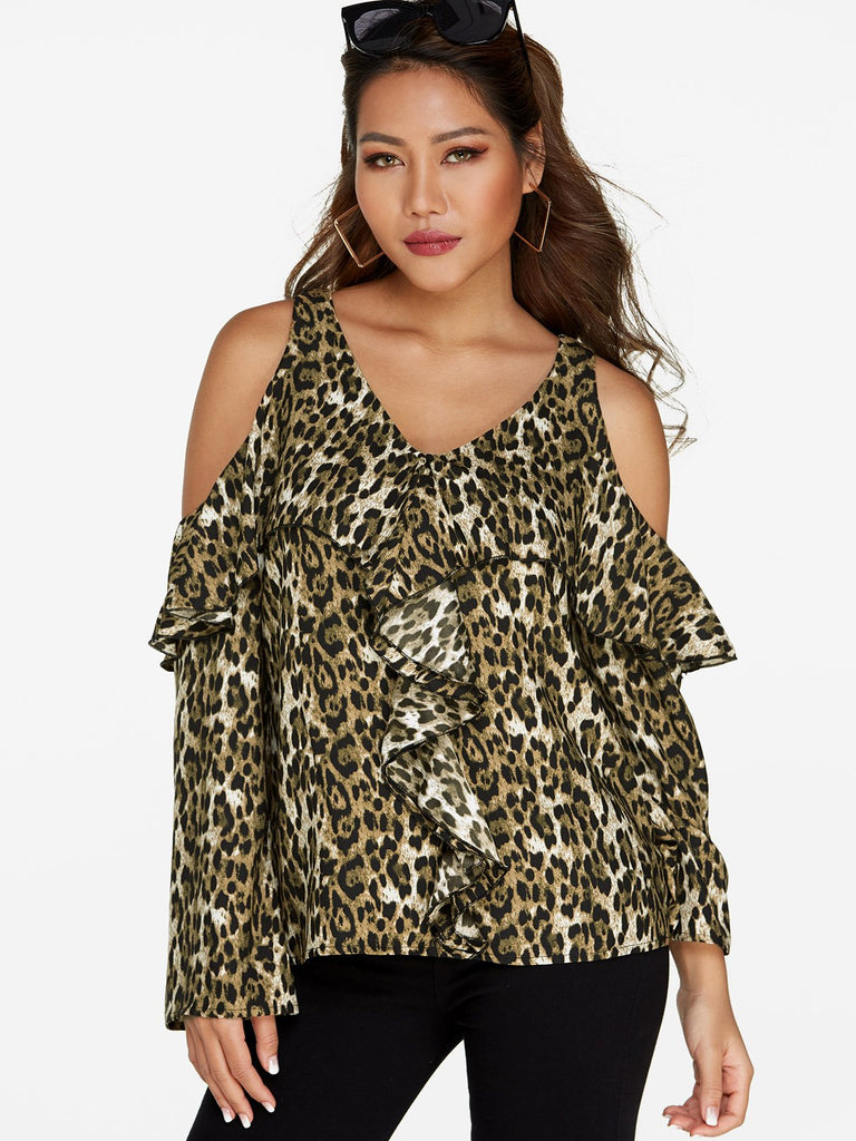 Ladies Leopard T-Shirts