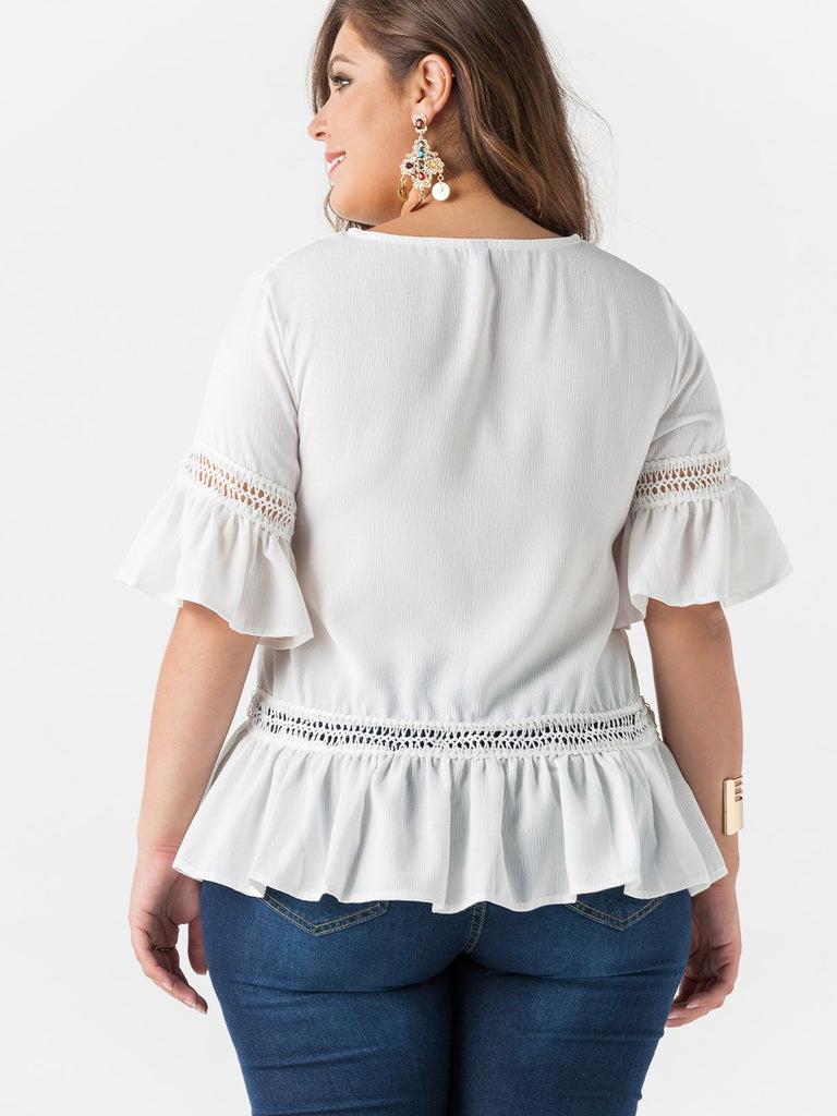 Plus Size Ladies Tops Blouses