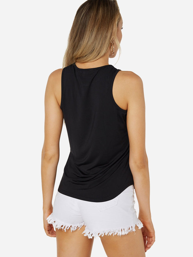 Womens Black Camis