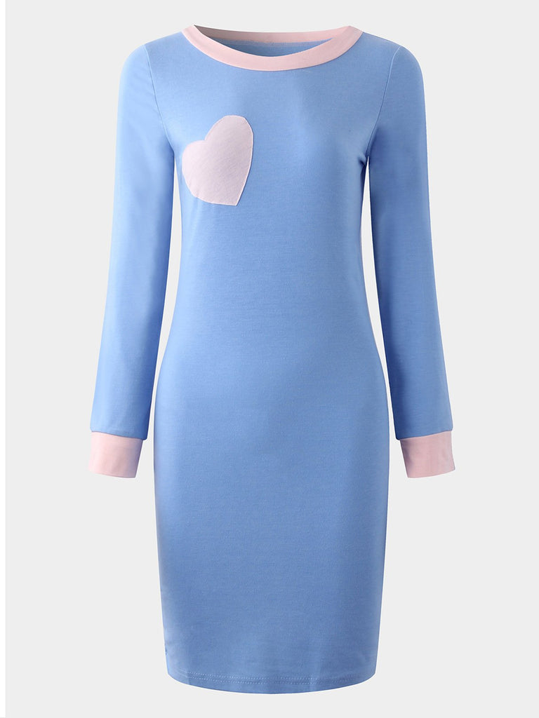 Womens Blue Casual Dresses