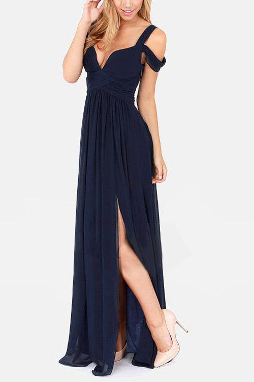 Ladies Navy Sexy Dresses