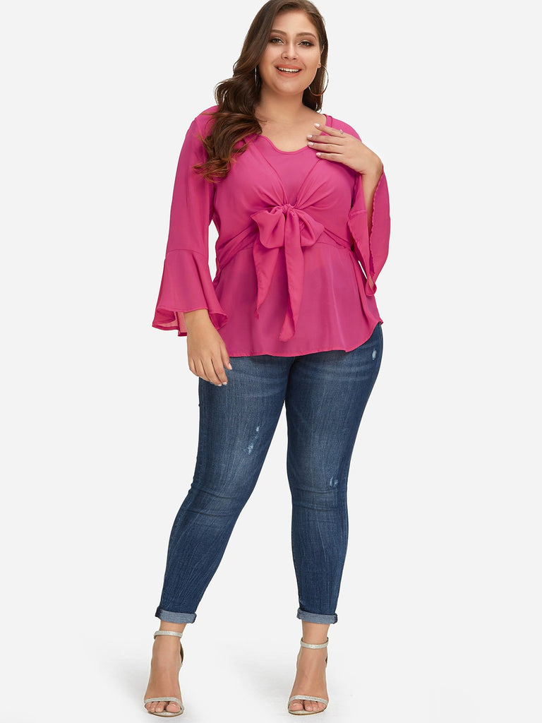 Womens Black Plus Size Tops