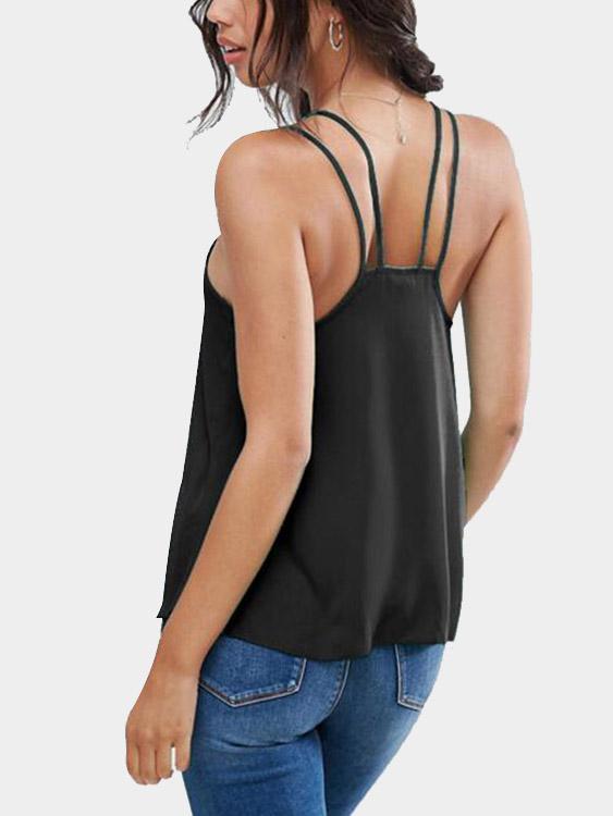 Womens Black Camis