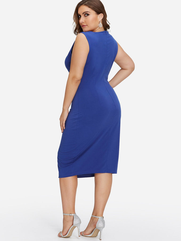 Plus Size V Neck Dresses