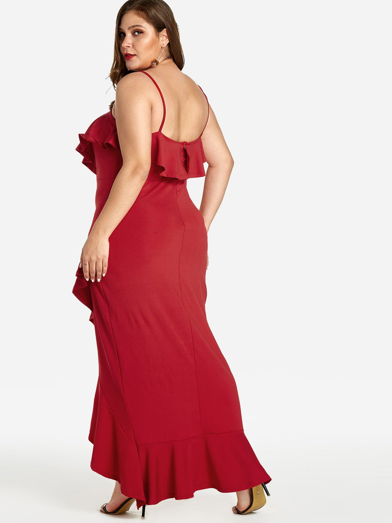 Womens Red Plus Size Dresses