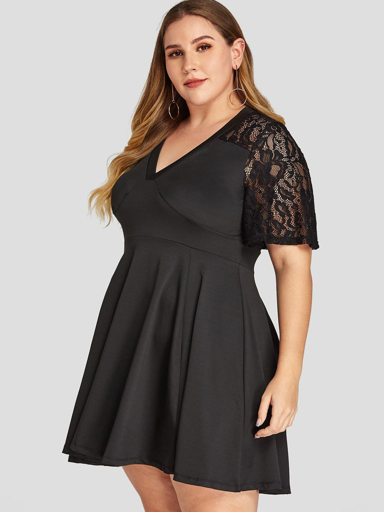 Ladies Black Plus Size Dresses