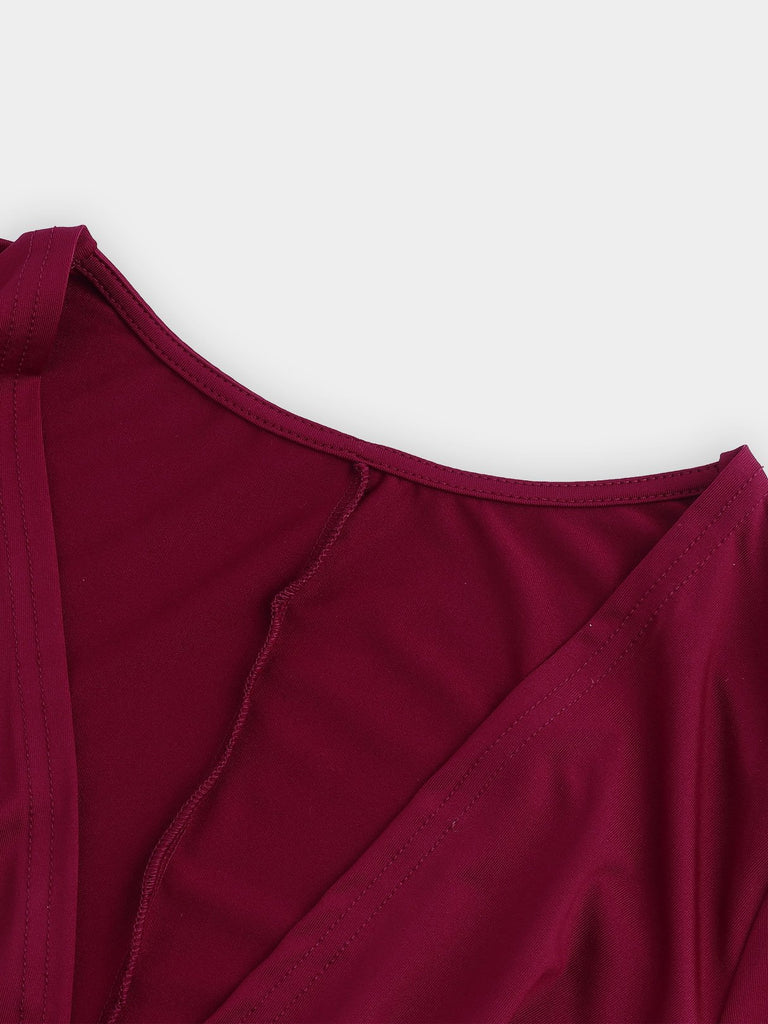 Ladies Burgundy Sexy Dresses