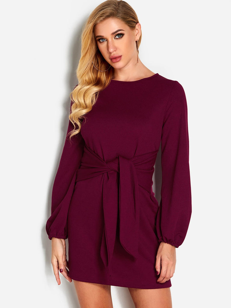 Ladies Long Sleeve Casual Dress