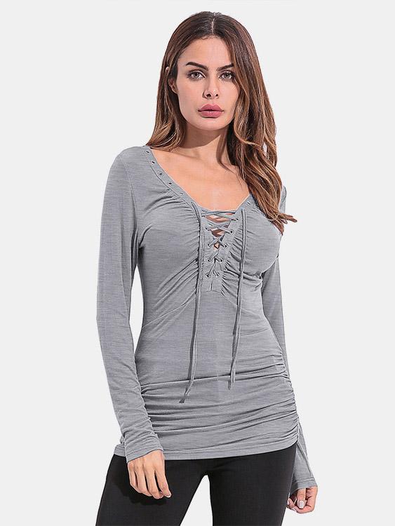 Ladies V-Neck T-Shirts