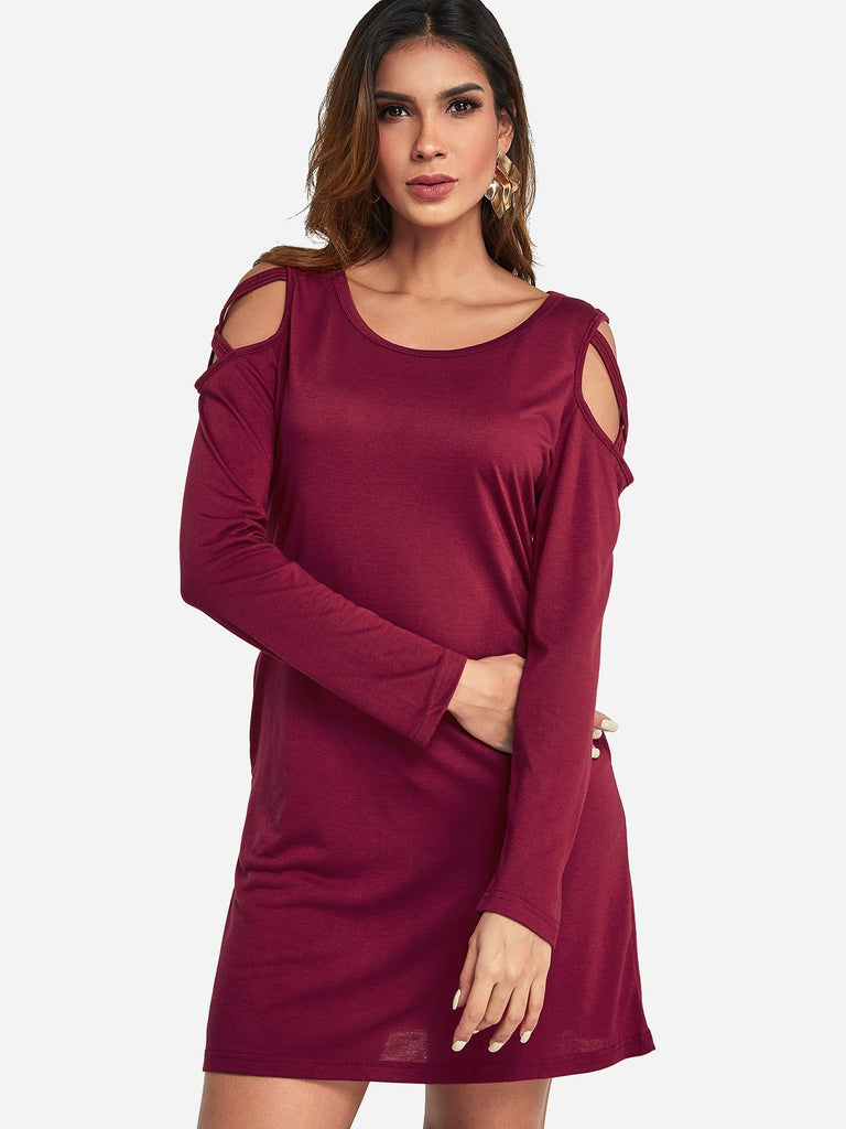 Ladies Long Sleeve Casual Dresses