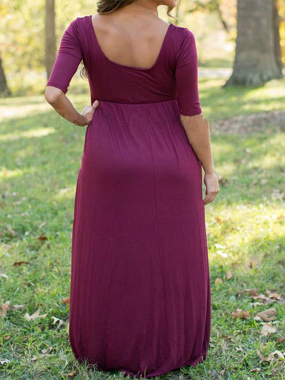 Womens Half Sleeve Sexy Dress