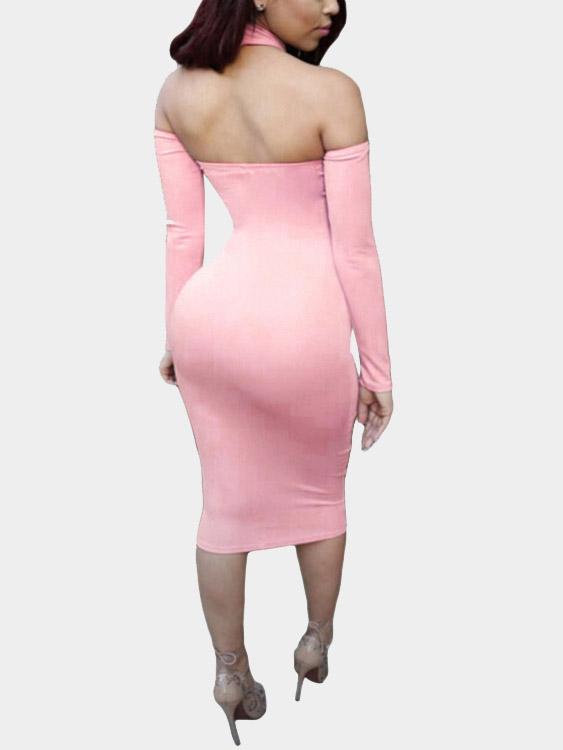 Womens Pink Bodycon Dresses