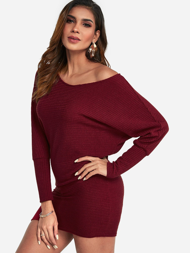 Ladies Burgundy Sexy Dresses