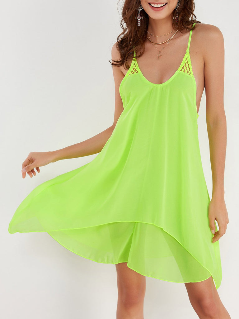 Ladies Green Mini Dresses