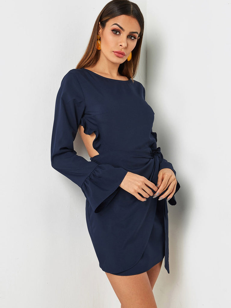 Ladies Navy Sexy Dresses