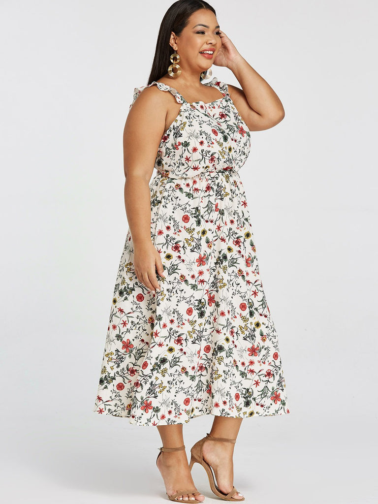 Ladies White Plus Size Dresses