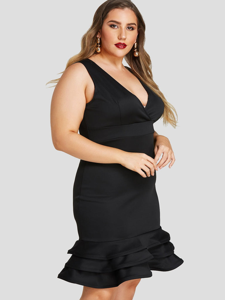 Ladies Black Plus Size Dresses