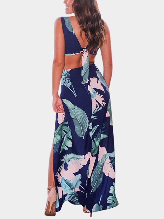 Womens Navy Maxi Dresses