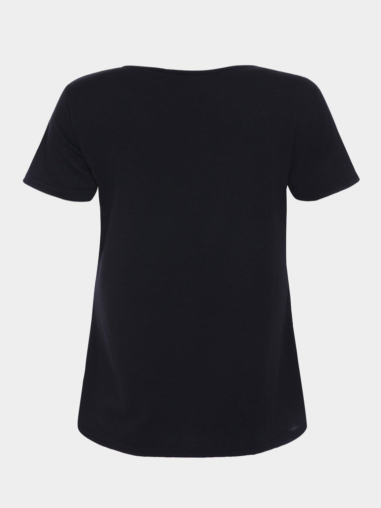 Womens Black T-Shirts