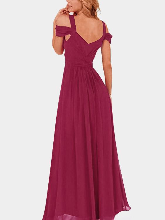 Womens Burgundy Sexy Dresses