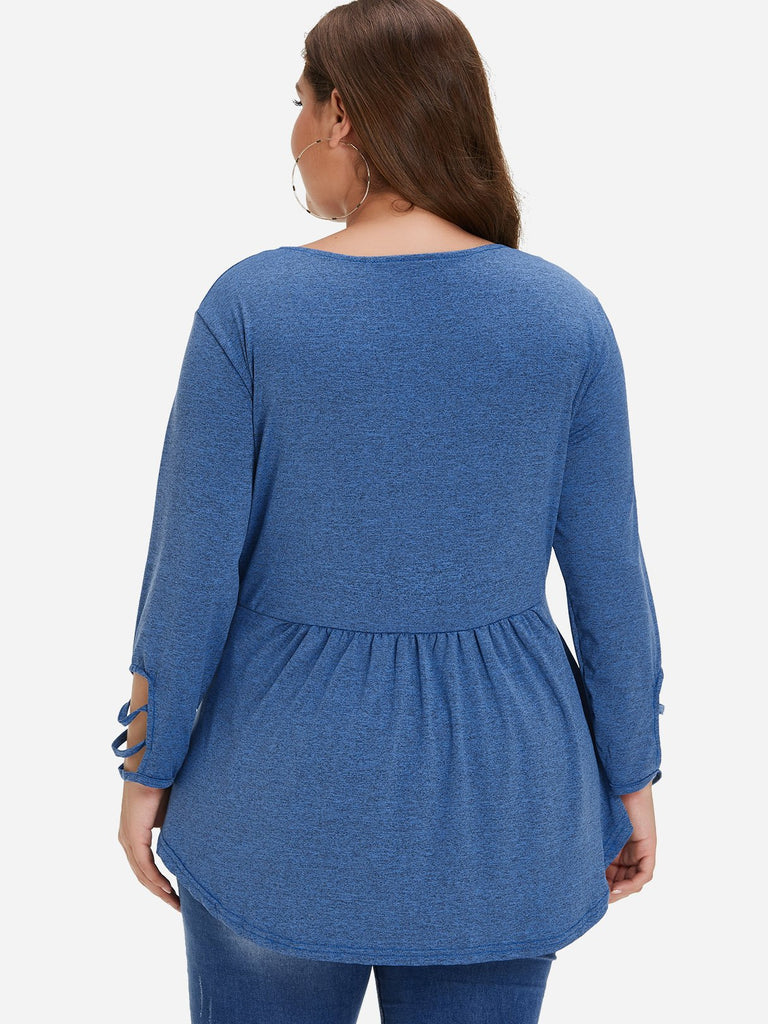 Womens Long Sleeve Plus Size Tops