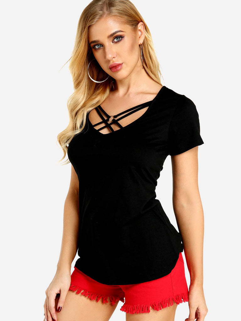 Ladies Black T-Shirts