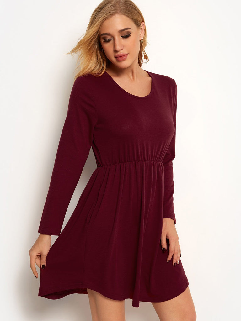 Ladies Long Sleeve Casual Dress