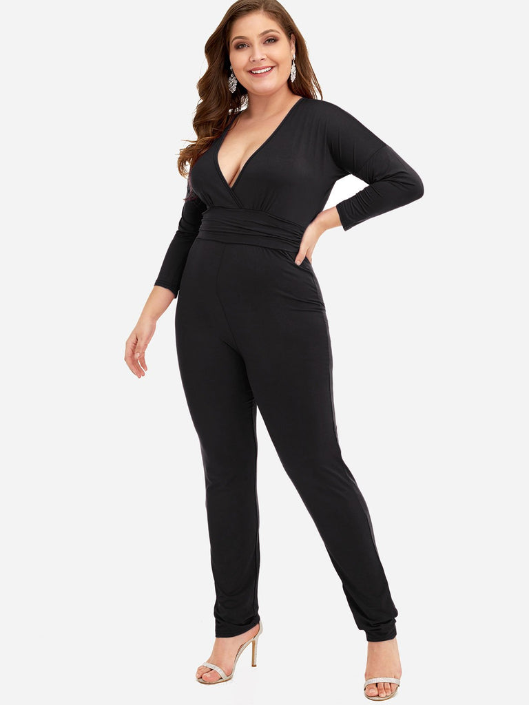 Ladies V-Neck Plus Size Bottoms