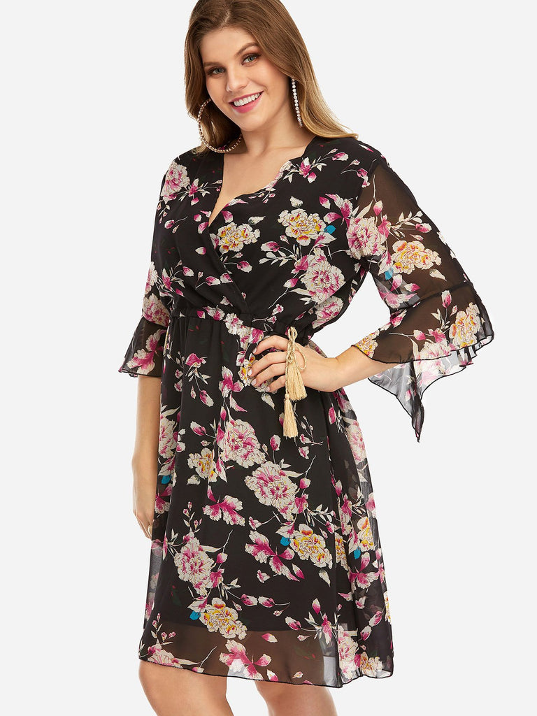 Ladies Black Plus Size Dresses