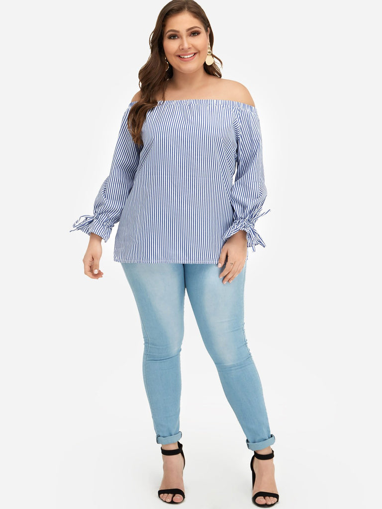 Womens Long Sleeve Plus Size Tops