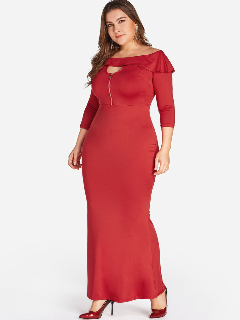 A Line Summer Dresses Plus Size