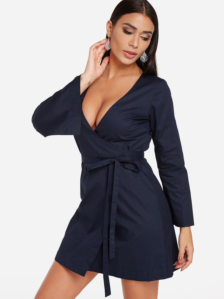 Ladies Navy Mini Dresses