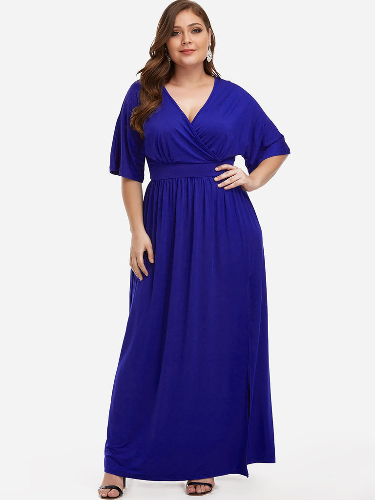 Plus Size Lace Cocktail Dresses With Sleeves