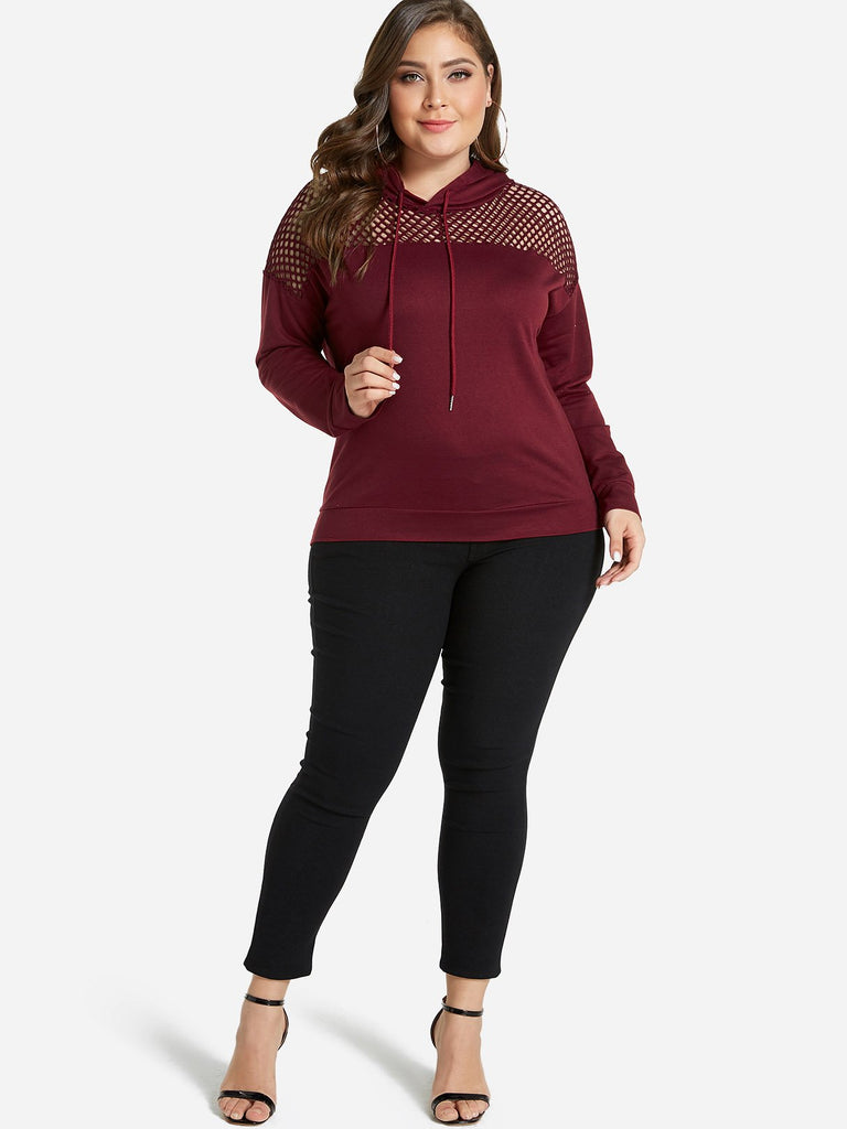 Womens Plus Size Purple Tops