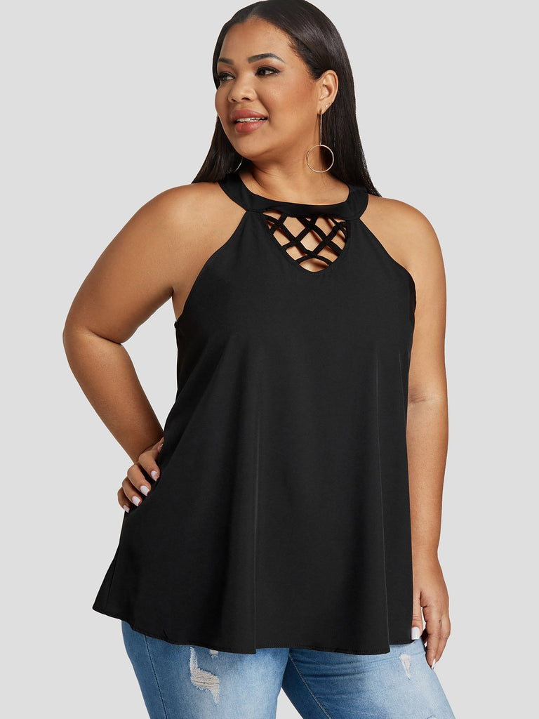 Womens Sleeveless Plus Size Swimwear