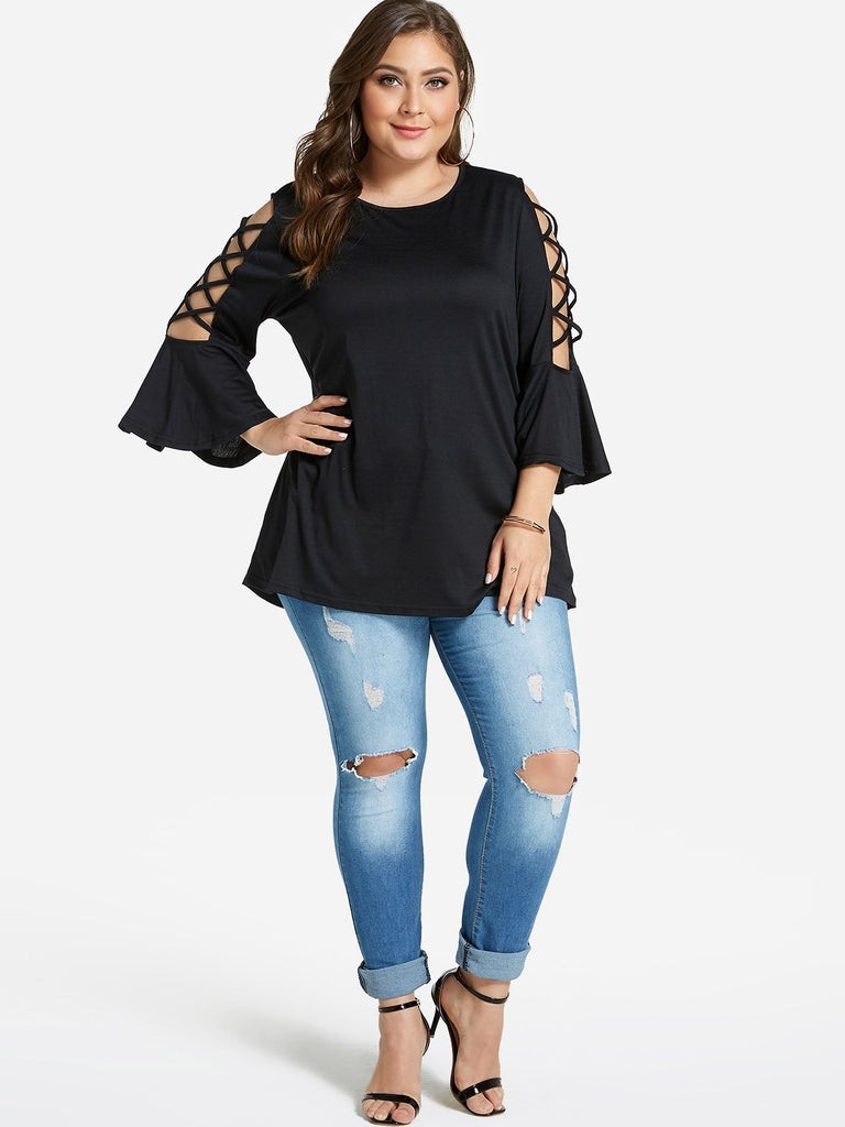 Womens Plus Size Long Tops