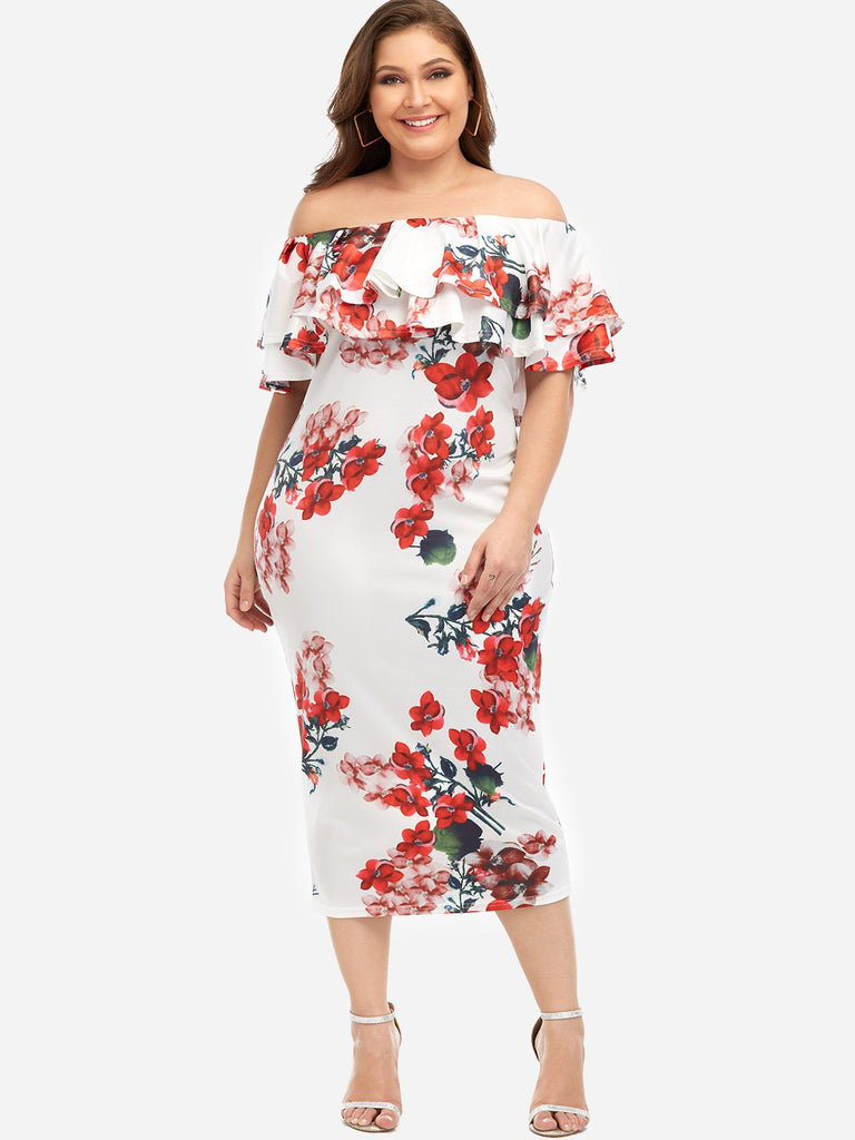 Plus Size Knee Length Dresses