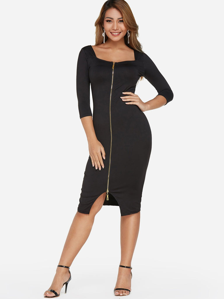 Womens 3/4 Sleeve Sexy Dresses