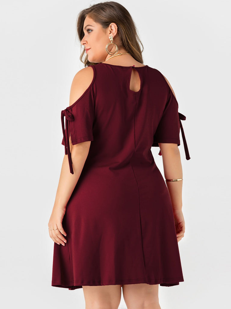 Cute Long Sleeve Dresses Plus Size