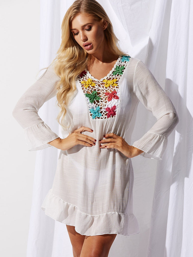 Ladies White Cover-Ups