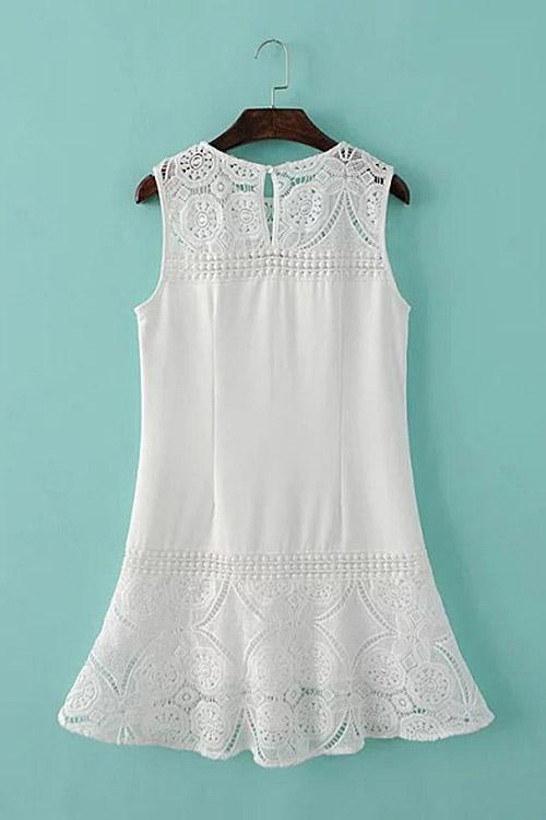 Womens White Mini Dresses