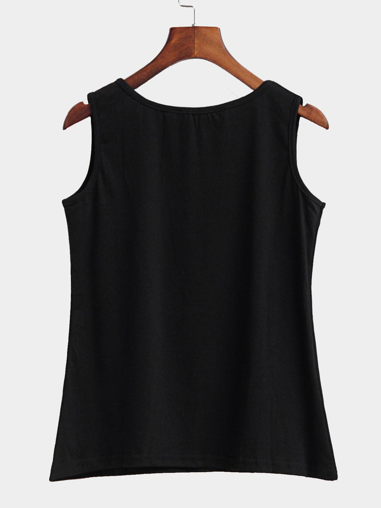 Womens Black Camis